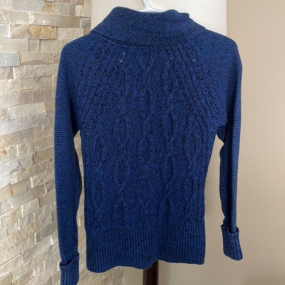 DKNY Jeans Blue Knit Sweater - Picture 6 of 7